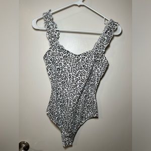 Wild Honey leopard bodysuit size small